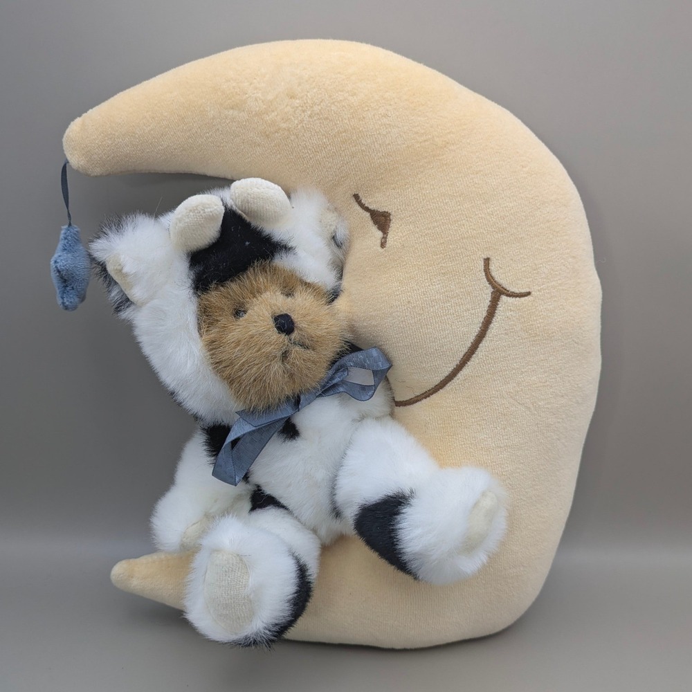 Boyds Bears Baby Mookins Plush Cow Jumped Over the Moon Nursery 11"